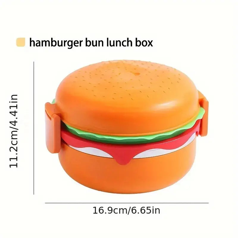 Funny Burger Bento Box