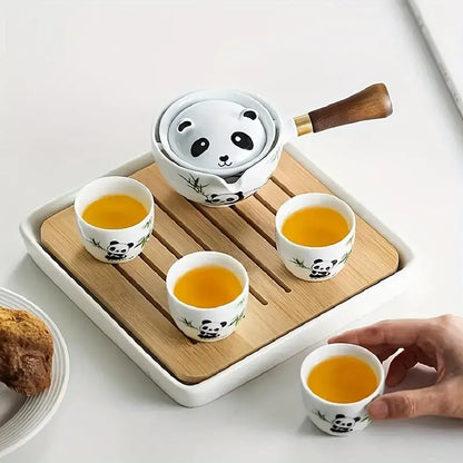 Panda Family Teapot Set